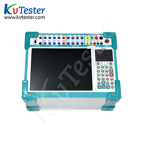 Digital analog integrated three-phase relay protection tester